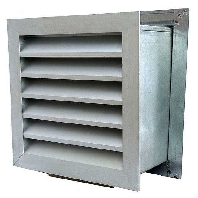 099713 12" FAN AC LOUVERED EXHAUST