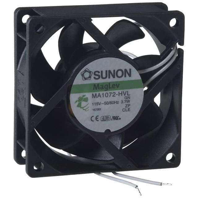 MA1072-HVL.GN FAN AXIAL 70X25MM 115VAC WIRE