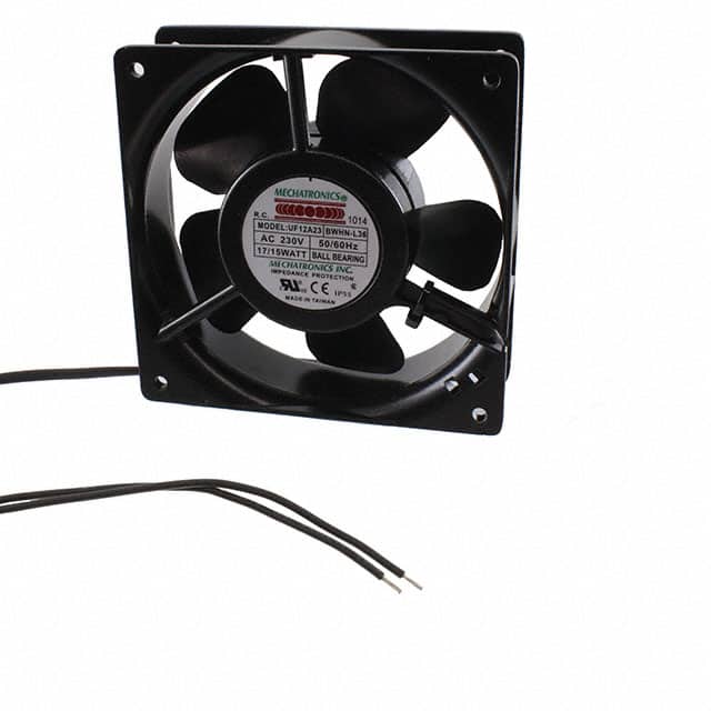 UF12A23-BWHNR-L36 FAN AXIAL 120X38MM 230VAC WIRE