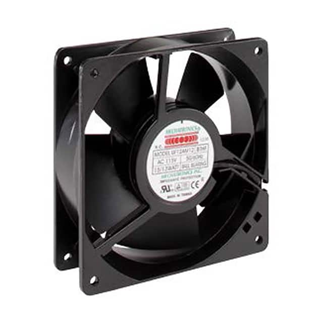 UF12AM12-BWHR-H-L24 FAN AXIAL 120X38MM 115VAC WIRE