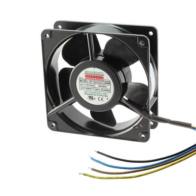 UF12A12/23-BWHR FAN AXIAL 120X38MM 115/230VAC