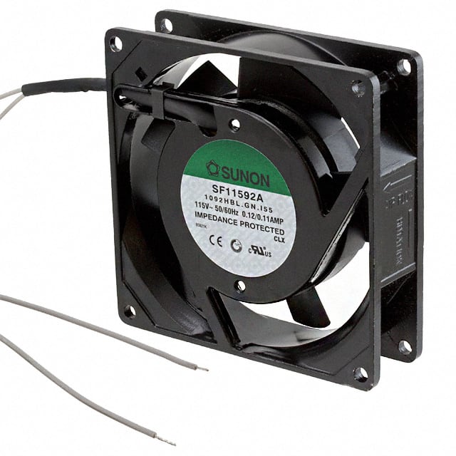 SF11592A-1092HBL.GN.I55 FAN AXIAL 91.5X25.5MM 115VAC