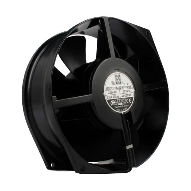 OA162-5E-230WB FAN AXIAL 172X55MM 230VAC WIRE