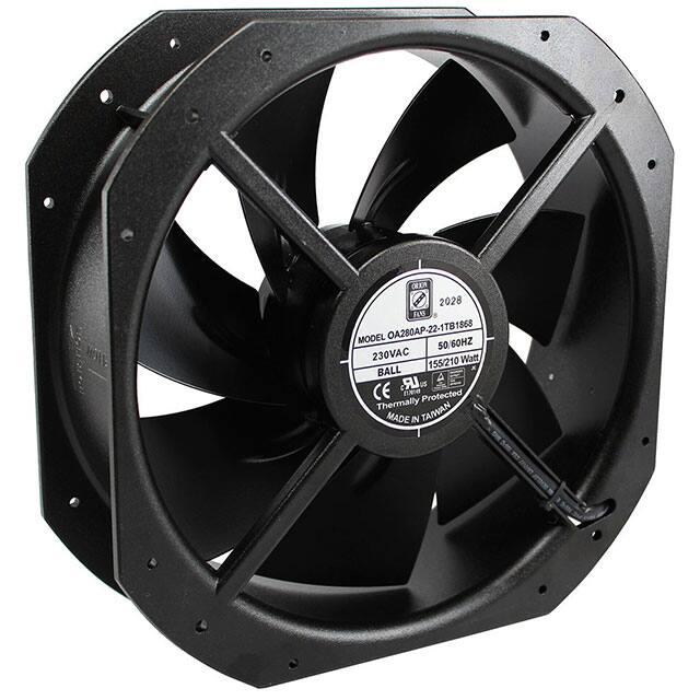 OA280AP-22-1TB1868 FAN 230AC 280X280X89MM IP68 TERM