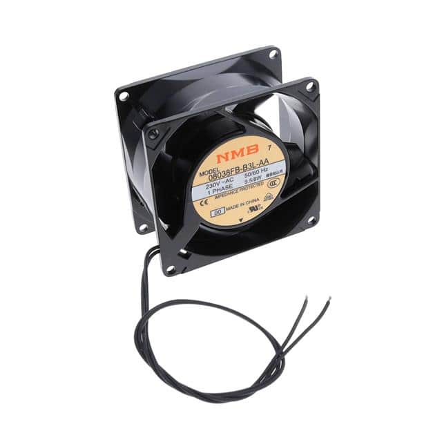 08038FB-B3L-AA-00 FAN 80MM X 38MM 230VAC WIRE