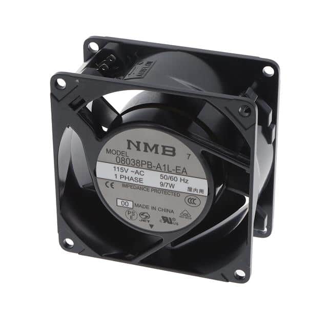 08038PB-A1L-EA-00 FAN 80MM X 38MM 115VAC TERMINAL