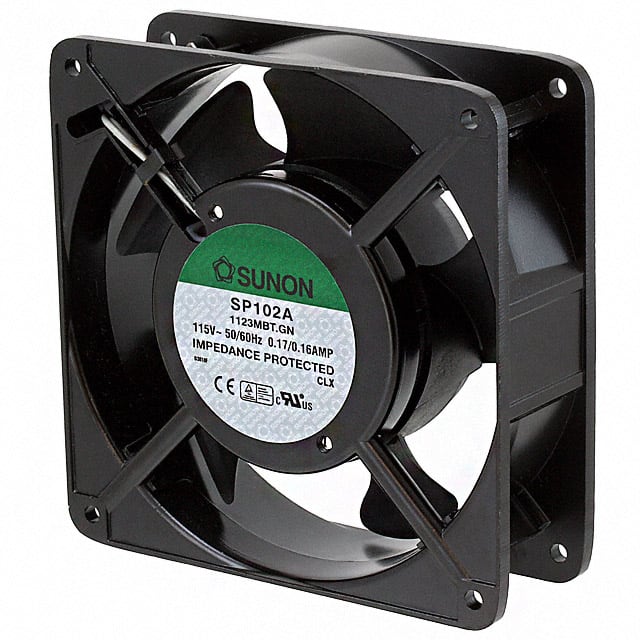 SP102A-1123MBT.GN FAN AXIAL 119X38.5MM 115VAC TERM