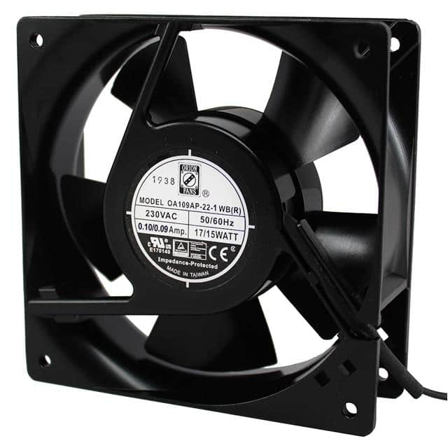 OA109AP-22-1WBR 230VAC 120X38MM REVERSE AIRFLOW