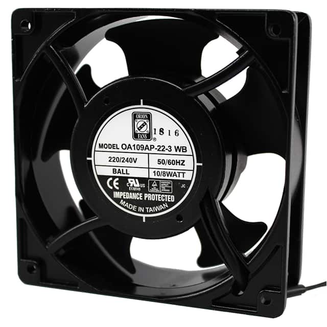 OA109AP-22-3WB FAN AXIAL 120X38MM 230VAC WIRE