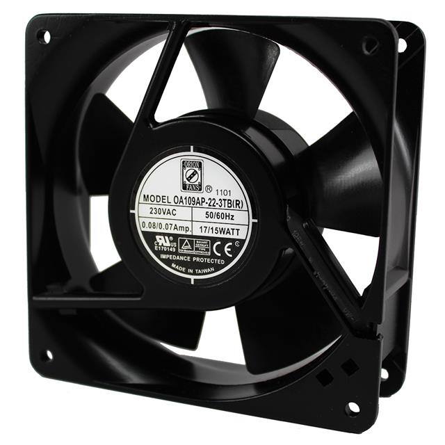 OA109AP-22-3TBR 230VAC 120X38MM REVERSE AIRFLOW