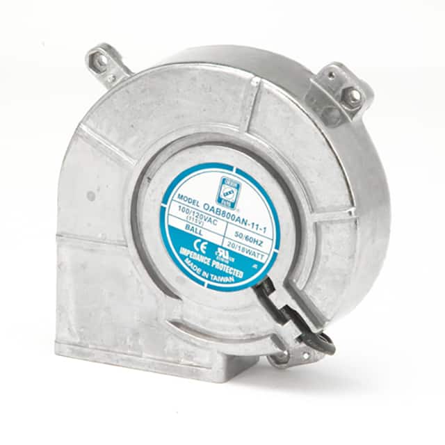 OAB800AN-22-2WB AC BLOWER 230V 125X126X39MM
