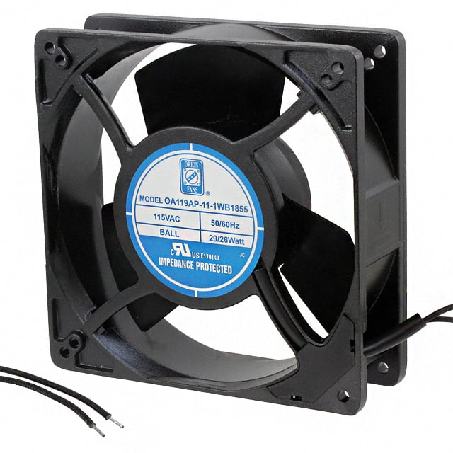 OA119AP-11-1WB1855 FAN AXIAL 127X38.5MM 115VAC WIRE