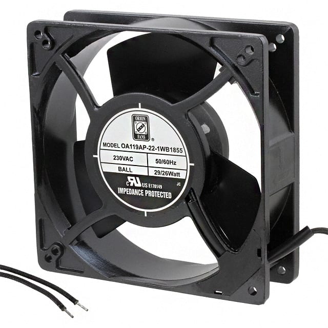 OA119AP-22-1WB1855 FAN AXIAL 127X38.5MM 230VAC WIRE