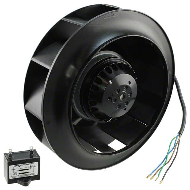 OAB220-11-1 FAN IMP MTRZD 220X71 115V W/CAP