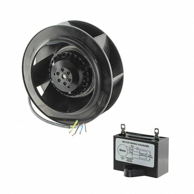 OAB190-22-1 FAN IMP MTRZD 190X70 230V W/CAP