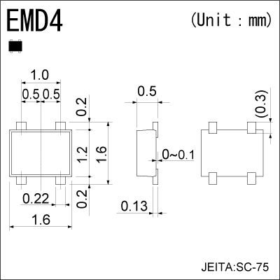 rb481y The ROHM Semiconductor RB481YT2R is a Schottky Barrier Diode designed for small current rectification. It features a low forward voltage and is available in a surface mount package.