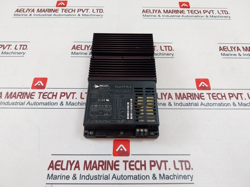 VI-PU34-EVW The Vicor VI-PU34-EVW is a power supply unit featuring dual output voltages of 24V and 48V. It operates with a wide input voltage range of 100-120/200-240V.