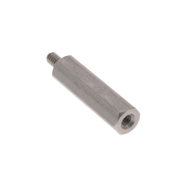 4508-256-SS-20 This is a passivated stainless steel hex male-female standoff with #2-56 threads and 0.844" (21.43mm) length. It has a 0.188" hex diameter and provides a between-board height of 0.688" (17.48mm).