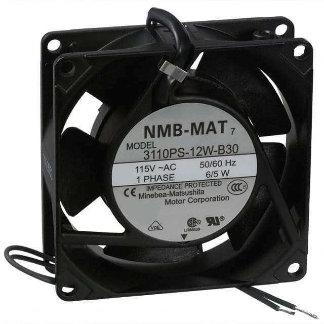 3110PS-12W-B30-A00 FAN AXIAL 80X25MM 115VAC WIRE