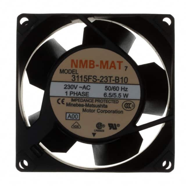 3115FS-23T-B10-A00 FAN AXIAL 80X38MM 230VAC TERM