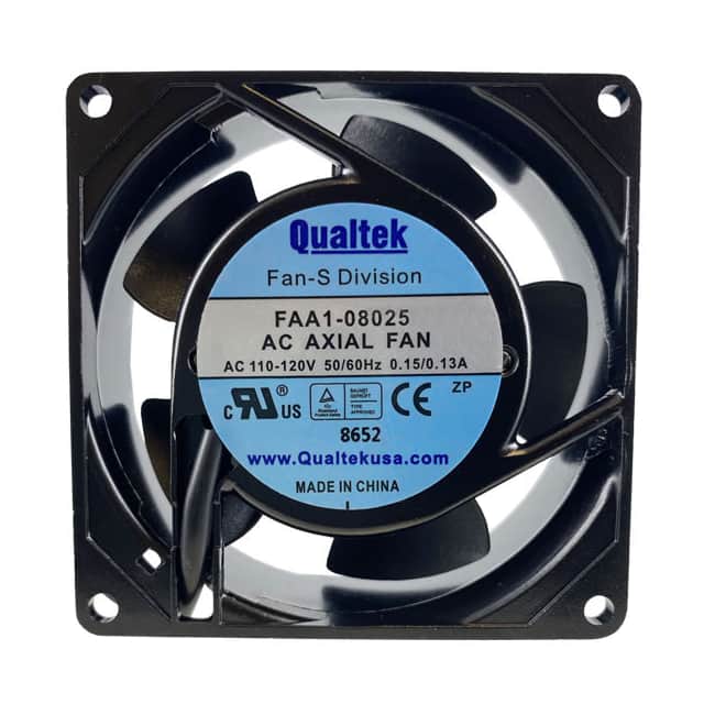 FAA1-08025QSMT31 FAN AXIAL 80X25MM 230VAC TERM