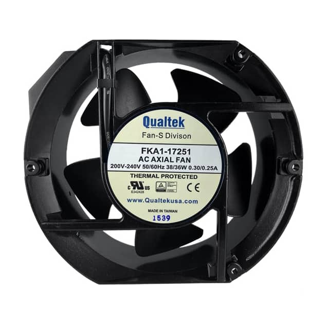 FKA1-17251NBLT31 FAN AXIAL 172X50.8MM 115VAC TERM