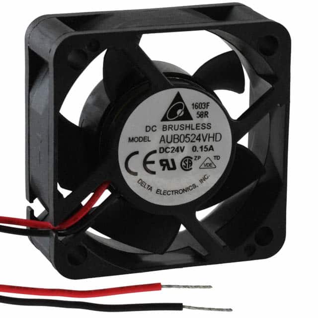 AUB0524VHD FAN AXIAL 50X20MM 24VDC WIRE