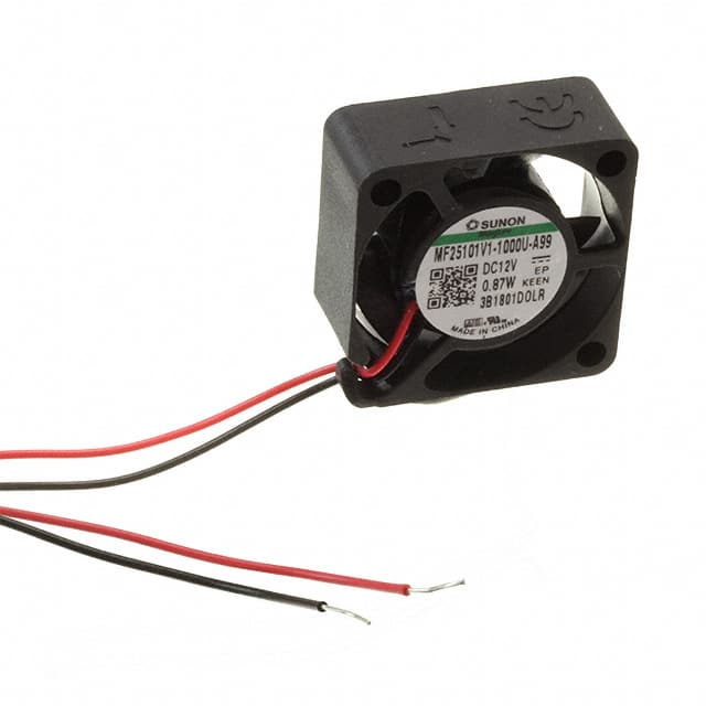 MF25101V1-1000U-A99 FAN AXIAL 25X10MM 12VDC WIRE