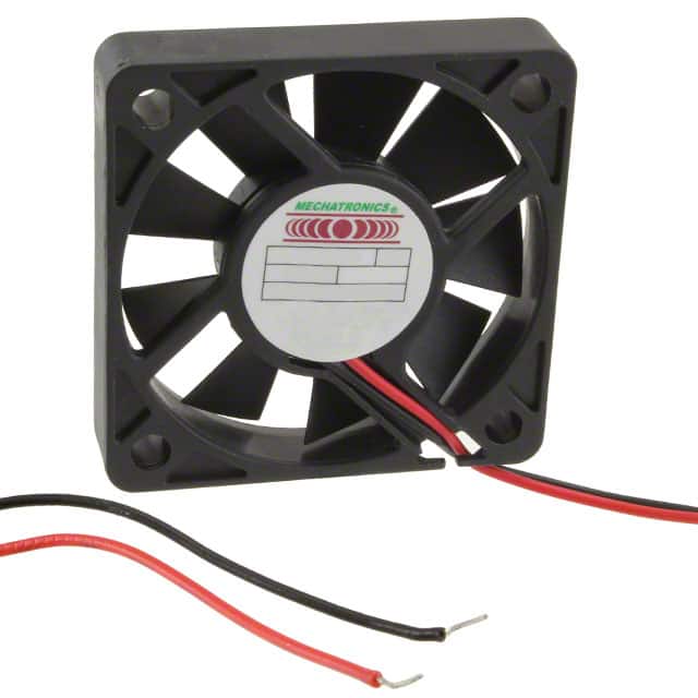 M5010E05C-RSR FAN AXIAL 50X10MM 5VDC WIRE