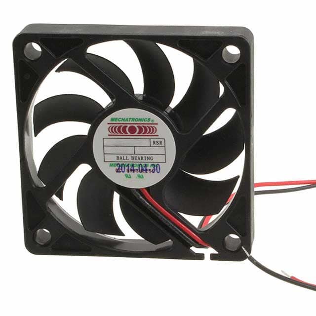 MB6010M12B-RSR FAN AXIAL 60X10.2MM 12VDC WIRE