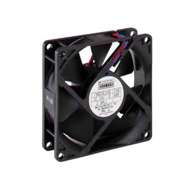 F8025E24B-FSR FAN AXIAL 80X25MM 24VDC WIRE