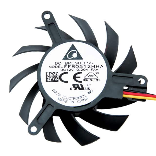 EFB0512HHAFAH FAN AXL FRAMELSS 45X9.8MM 12VDC