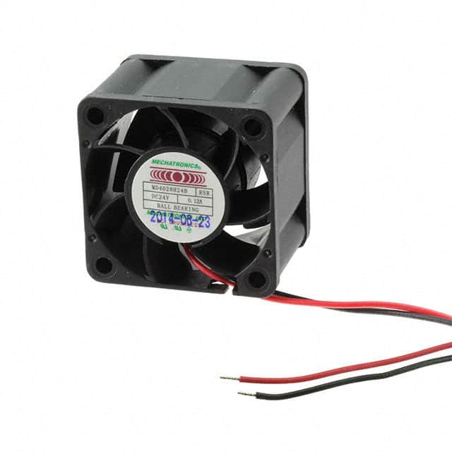 MD4028H24B-RSR FAN AXIAL 40X28MM 24VDC WIRE