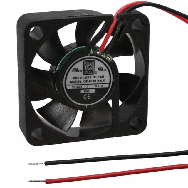 OD4010-24LB FAN AXIAL 40X10.5MM 24VDC WIRE