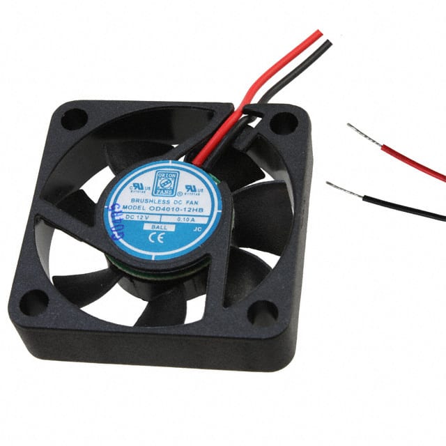 OD4010-12HB FAN AXIAL 40X10.5MM 12VDC WIRE