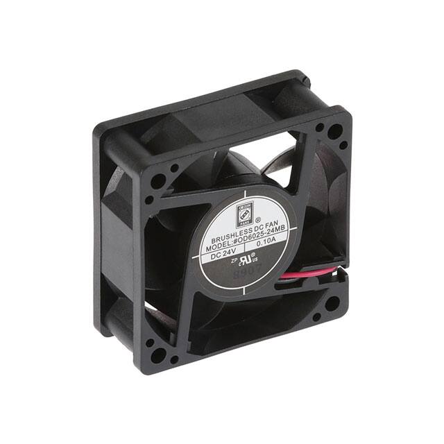 OD6025-24MB FAN AXIAL 60X25MM 24VDC WIRE