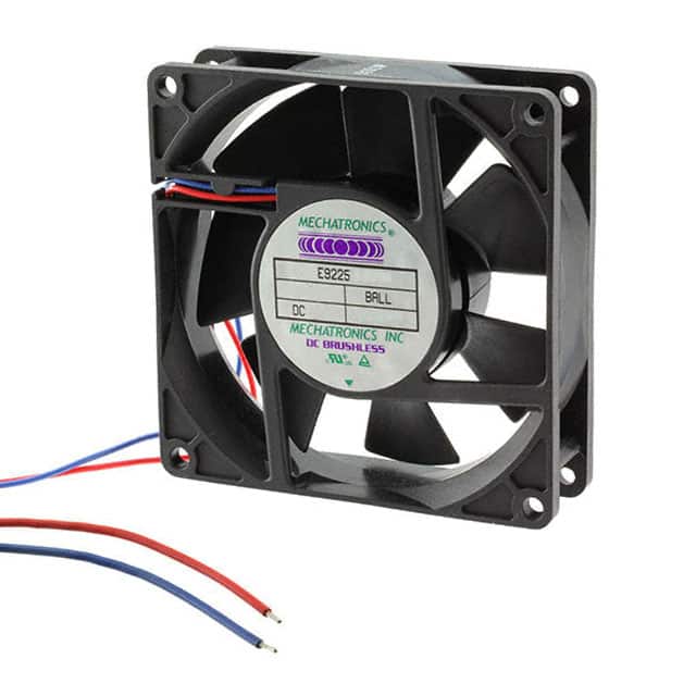 E9225M24B-FSR-CC FAN AXIAL 92X25MM 24VDC WIRE