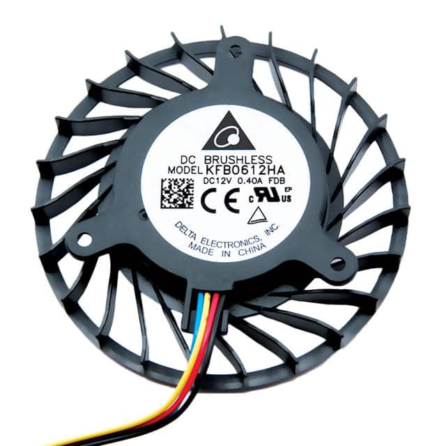 KFB0612HAFDB FAN IMP MTR FRAMEL 60X12MM 12VDC