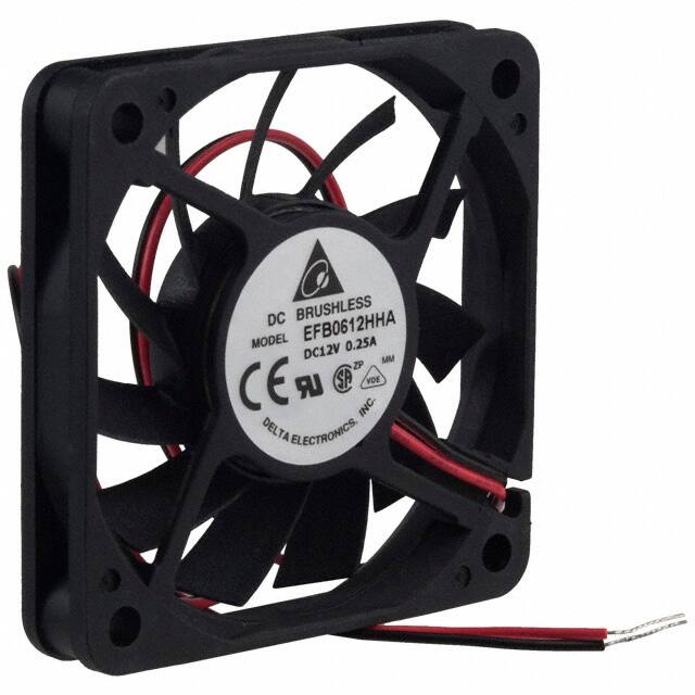 EFB0612HHA FAN AXIAL 60X10MM 12VDC WIRE