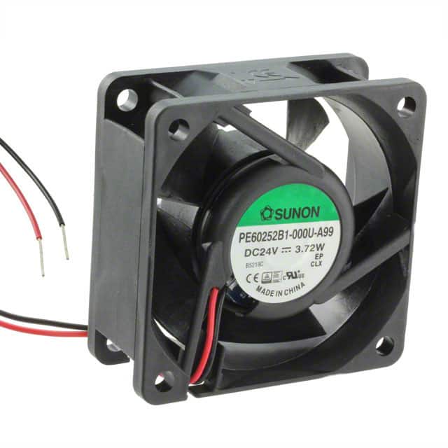 PE60252B1-000U-A99 FAN AXIAL 60X25MM 24VDC WIRE