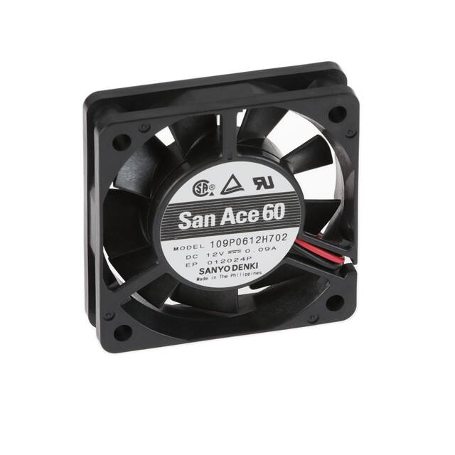 109P0612H702 FAN AXIAL 60X15MM 12VDC WIRE