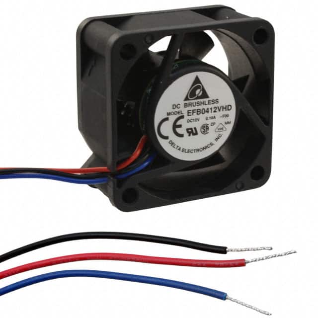 EFB0412VHD-F00 FAN AXIAL 40X20MM 12VDC WIRE