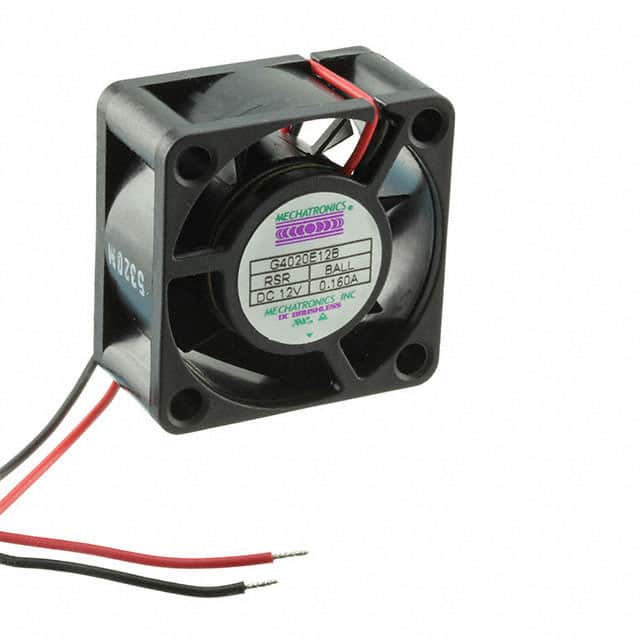 G4020E24B-RSR-EM FAN AXIAL 40X20MM 24VDC WIRE