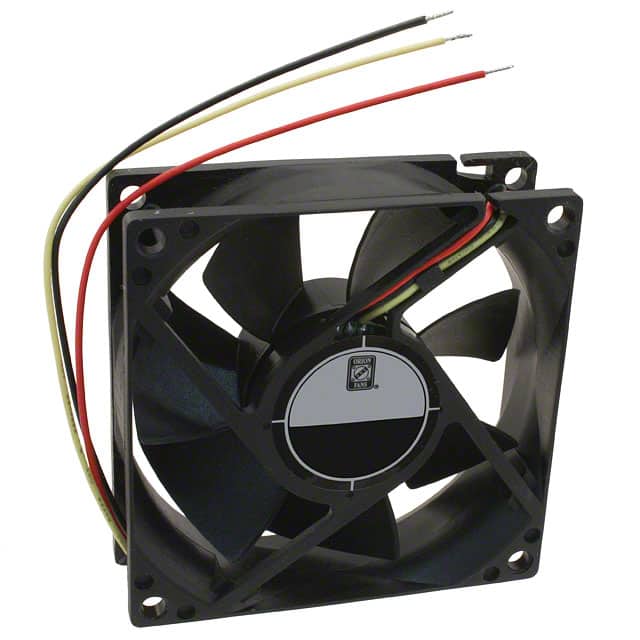 OD8025-24HB02A FAN AXIAL 80X25MM 24VDC WIRE
