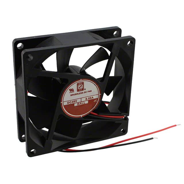 OD8025-48HB FAN AXIAL 80X25MM 48VDC WIRE
