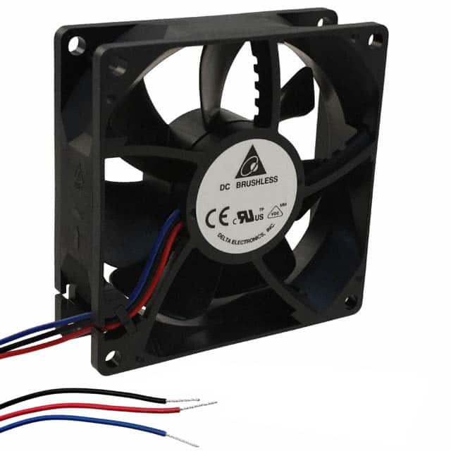 QFR0824SH-DT50 FAN AXIAL 80X25.4MM 24VDC WIRE