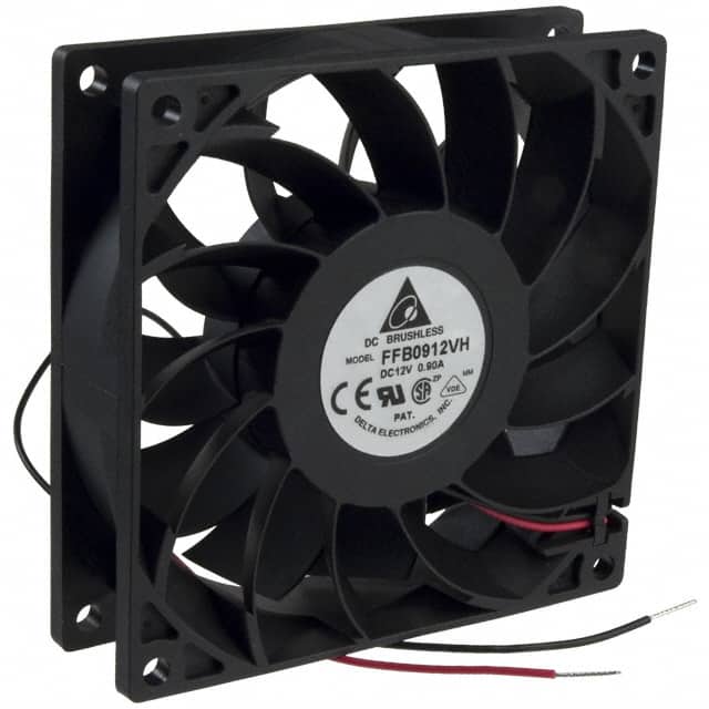 FFB0912VH FAN AXIAL 92X25.4MM 12VDC WIRE