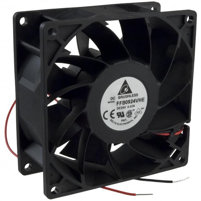FFB0924VHE FAN AXIAL 92X38MM 24VDC WIRE