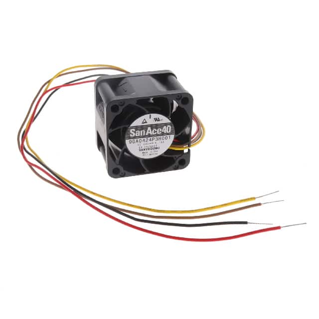 9GA0424P3H001 FAN AXIAL 40X28MM 24VDC WIRE