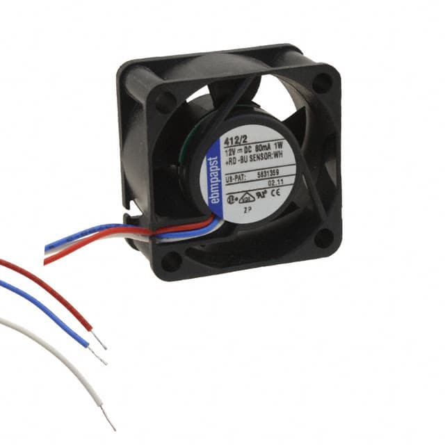 412/2 FAN AXIAL 40X20MM 12VDC WIRE